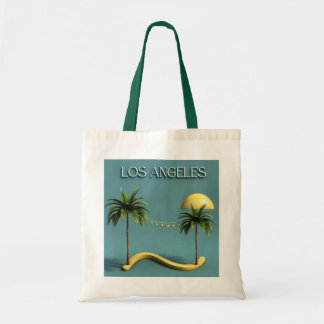 Los Angeles Palmboom Zonsondergang Boodschappentas Tote Bag