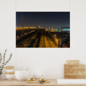 Los Angeles Rail Yard Poster (Keuken)