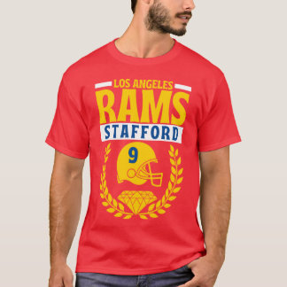 Los Angeles Rams Stafford 9 Amerikaans voetbal vri T-shirt