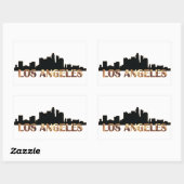 Los Angeles Rechthoekige Sticker (Vel)