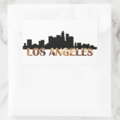 Los Angeles Rechthoekige Sticker (Tas)