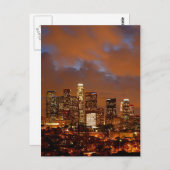 Los Angeles Red Skies Briefkaart (Voorkant / Achterkant)