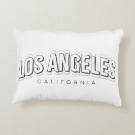 Los Angeles Retro Accent Kussen
