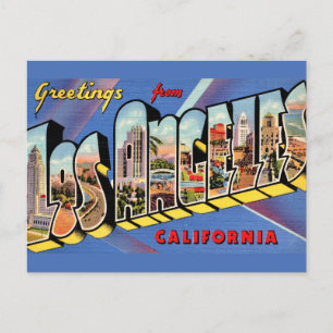 Los Angeles Retro Briefkaart