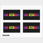 Los Angeles Retro Tie Dye Sticker (Vel)