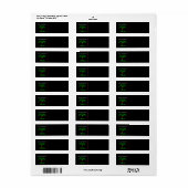 Los Angeles Return Address Label (Full Sheet)