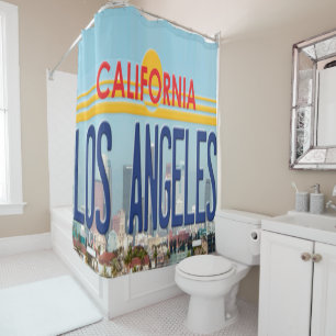 Los Angeles - rideau en douche