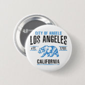 Los Angeles Ronde Button 5,7 Cm (Voorkant /achterkant)