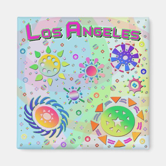 Los Angeles Seven Suns & Energy Magnet (Devant)