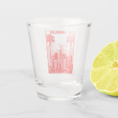 Los Angeles Shot Glas (Achterkant)