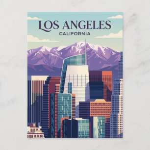 Los Angeles Silhouet USA Briefkaart