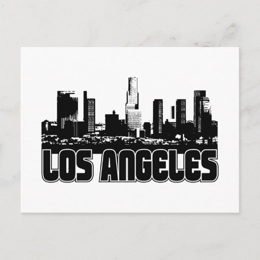 Los Angeles Skyline Briefkaart (Voorkant)
