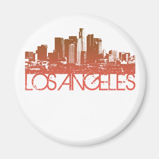 Los Angeles Skyline Design Magneet (Voorkant)
