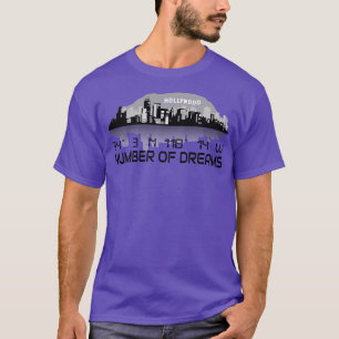 Los Angeles Skyline GPS coördinaten Dream City 1 T-shirt