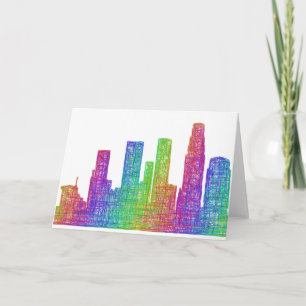 Los Angeles skyline Kaart