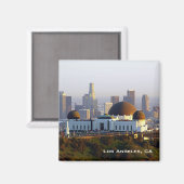 Los Angeles Skyline Magnet Magneet (Voorkant / Achterkant)