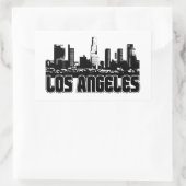 Los Angeles Skyline Rechthoekige Sticker (Tas)