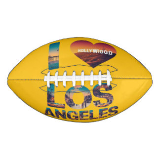 Los Angeles Skyline Sunset & Hollywood Typografie American Football
