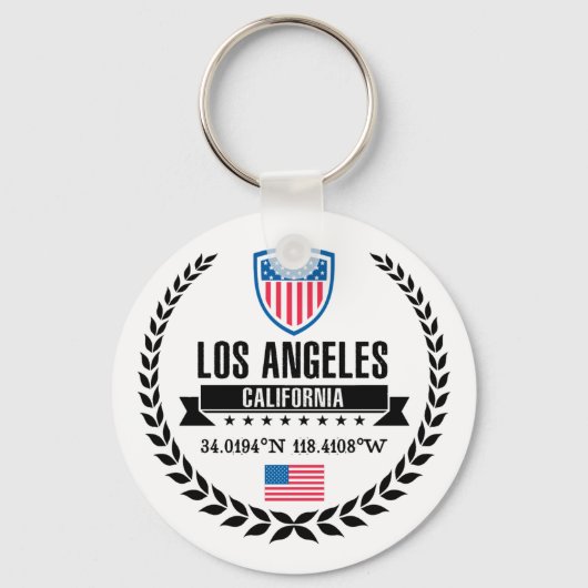 Los Angeles Sleutelhanger (Voorkant)