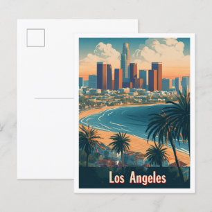 Los Angeles South Carolina Verenigde Staten Reisil Briefkaart