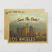 Los Angeles sparen de Datum  Briefkaarten (Voorkant / Achterkant)
