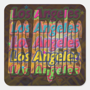 Los Angeles Sparkle Autocollant