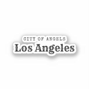 Los Angeles Stad van Engelen Sticker