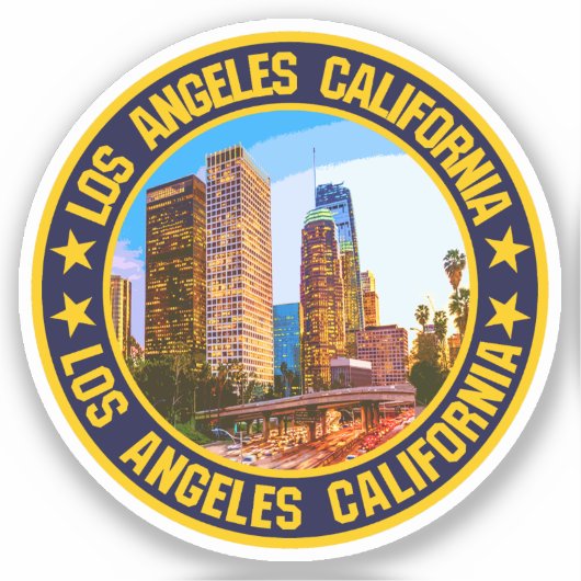 Los Angeles Sticker (Voorkant)