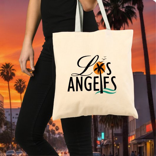 Los Angeles tekstontwerp, Souvenir Canvas tas