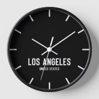Los Angeles Time Zone Newsroom Muur Klok