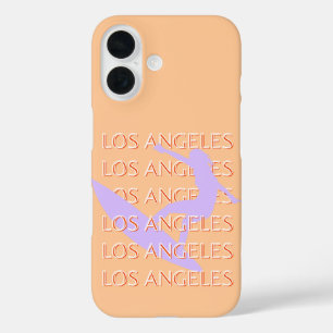 Los Angeles Travel Art, Californië, Reiskunst iPhone 16 Hoesje