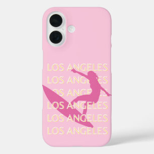 Los Angeles Travel Art, Californië, Reiskunst iPhone 16 Hoesje