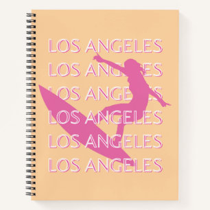 Los Angeles Travel Art, Californië, strandliefhebb Notitieboek