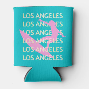 Los Angeles Travel Art, Californië, Surven liefheb Blikjeskoeler