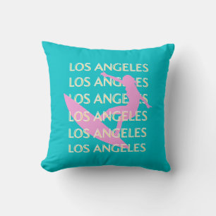 Los Angeles Travel Art, Californië, Surven liefheb Kussen