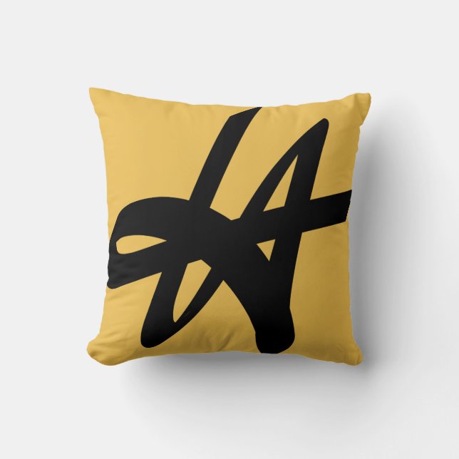  Los Angeles-typografie gooit kussen | LA (Voorkant)