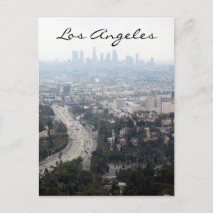 los angeles uitzicht briefkaart