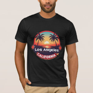 Los Angeles USA Stadstrotscade Geschenk Voor Bezoe T-shirt
