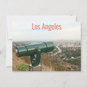 Los Angeles van Mulholland Drive-kaart