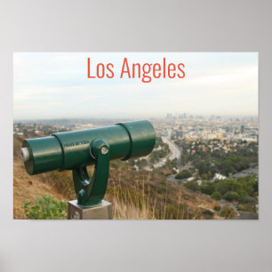 Los Angeles van Mulholland Drive Poster