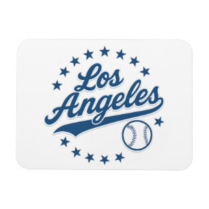 Los Angeles Vintage Baseball Logo Design – Classic Magneet