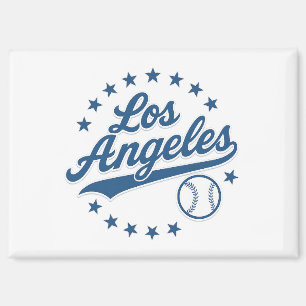 Los Angeles Vintage Baseball Logo Design – Classic Magneet