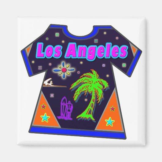 "Los Angeles Vivid 2" Magnet Magneet (Voorkant)