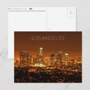 Los Angeles, VS ansichtkaart Briefkaart