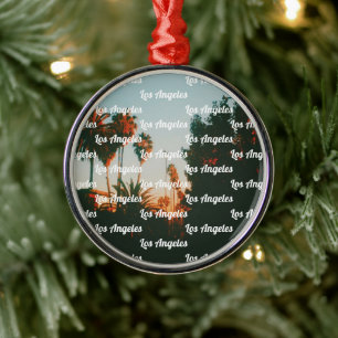 Los Angeles, West Hollywood Reis Souvenir Metalen Ornament