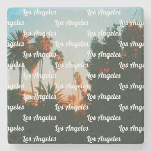 Los Angeles, West Hollywood Reis Souvenir Stenen Onderzetter