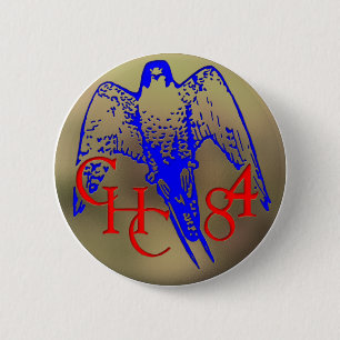 Los Banos 1984 Ronde Button 5,7 Cm