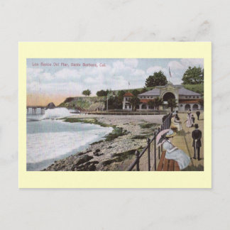 Los Banos del Mar, Santa Barbara, Californië Vinta Briefkaart
