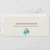 Los Cabos Mexico Save the Date Boarding Pass (Achterkant)