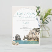 Los Cabos Mexique Bachelorette Weekend Invitation (Debout devant)